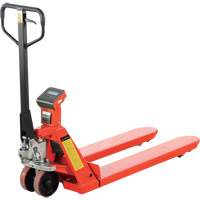 Eco Weigh-Scale Pallet Truck with Thermal Printer, 45" L x 22.5" W, 4400 lbs. Cap. Mukwa Safety Services