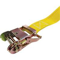 Ratchet Strap, E-Track System, 2" W x 12' L, 1333 lbs. (605 kg) Working Load Limit Mukwa Safety Services