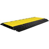 Powerhouse Medium-Duty Straight Cable Protector, 5 Channels, 36" L x 19.63" W x 2.25" H Mukwa Safety Services