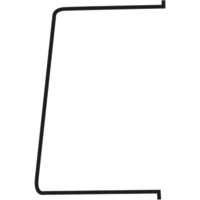 Support de sac &agrave; ordures pour chariot de concierge Mukwa Safety Services