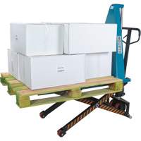 Manual Scissor Skid Lift, 45-1/4" L x 20-1/4" W, Steel, 3300 lbs. Capacity Mukwa Safety Services