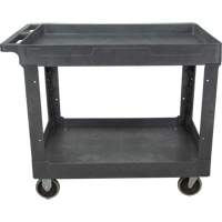 Chariot utilitaire pour l'entretien, 2 tiers, 24-5/8" x 32-1/2" x 40", Capacit&eacute; 550 lb Mukwa Safety Services