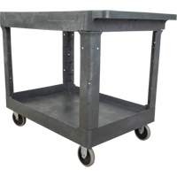 Chariot utilitaire pour l'entretien, 2 tiers, 24-5/8" x 32-1/2" x 40", Capacit&eacute; 550 lb Mukwa Safety Services