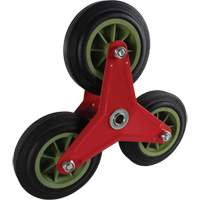 Assemblage de roue de remplacement pour diable monte-marches Kleton Mukwa Safety Services
