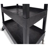Tub Cart, 3 Tiers, 35-1/4" x 36-1/4" x 18", 300 lbs. Capacity Mukwa Safety Services