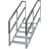 Escalier Smartstairs t&eacute;lescopique &agrave; 3-5 marches en aluminium Mukwa Safety Services