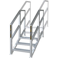 Escalier Smartstairs t&eacute;lescopique &agrave; 3-5 marches en aluminium Mukwa Safety Services