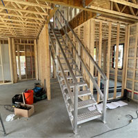 Escalier Smartstairs t&eacute;lescopique &agrave; 3-5 marches en aluminium Mukwa Safety Services