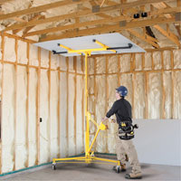 Appareils de levage pour panneaux de cloisons s&egrave;ches Mukwa Safety Services