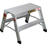 Poste de travail chevalet de sciage portatif, Cadre Aluminium, 12-1/4" p x 24" h Mukwa Safety Services