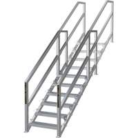 Syst&egrave;me d'escalier modulaire pour la construction de 6-10 marches SmartStairs, 75" ha Mukwa Safety Services