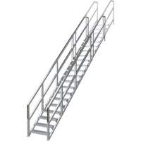 Syst&egrave;me d'escalier modulaire pour la construction de 17-21 marches SmartStairs, 157-1/2" ha Mukwa Safety Services