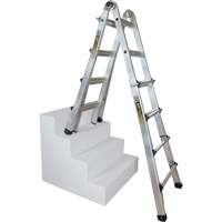 &eacute;chelle t&eacute;lescopique multifonction, Aluminium, 300 lb, CSA calibre 1A Mukwa Safety Services