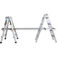 &eacute;chelle t&eacute;lescopique multifonction, Aluminium, 300 lb, CSA calibre 1A Mukwa Safety Services