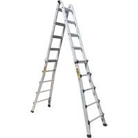 &eacute;chelle t&eacute;lescopique multifonction, Aluminium, 300 lb, CSA calibre 1A Mukwa Safety Services