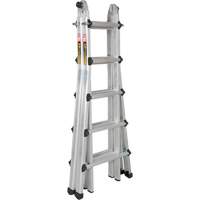 &eacute;chelle t&eacute;lescopique multifonction, Aluminium, 300 lb, CSA calibre 1A Mukwa Safety Services