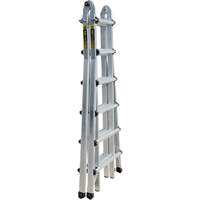 &eacute;chelle t&eacute;lescopique multifonction, Aluminium, 300 lb Mukwa Safety Services