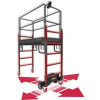 Trousse compl&egrave;te d'&eacute;chafaud motoris&eacute; Buildman Baker 6', 31" p x 118-3/4" h Mukwa Safety Services