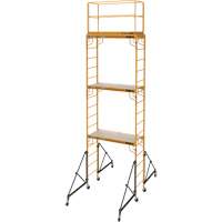 Trousse compl&egrave;te de tour d'&eacute;chafaudage pour cloison s&egrave;che de 18', 122" p x 236" h Mukwa Safety Services