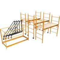 Trousse compl&egrave;te de tour d'&eacute;chafaudage pour cloison s&egrave;che de 18', 122" p x 236" h Mukwa Safety Services