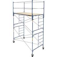 Tour d'&eacute;chafaudage compl&egrave;te avec roulettes, 66-2/10" p x 177-1/2" h Mukwa Safety Services