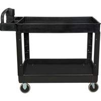 Chariot utilitaire, 2 tiers, 25-5/8" x 33-1/2" x 43-3/4", Capacit&eacute; 550 lb Mukwa Safety Services