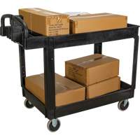 Chariot utilitaire, 2 tiers, 25-5/8" x 33-1/2" x 43-3/4", Capacit&eacute; 550 lb Mukwa Safety Services