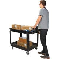 Chariot utilitaire, 2 tiers, 25-5/8" x 33-1/2" x 43-3/4", Capacit&eacute; 550 lb Mukwa Safety Services