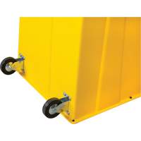 Industrial Step Stool, 4 Steps, 44" x 22-1/4" x 65-1/8" High Mukwa Safety Services