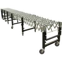 Expandable Conveyor, 23" W x 24' L, 200 lbs. per lin. ft. Capacity Mukwa Safety Services