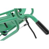 Powered Drum Hand Truck with Pneumatic Wheels Mukwa Safety Services