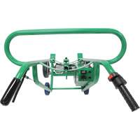 Powered Drum Hand Truck with Pneumatic Wheels Mukwa Safety Services