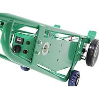 Powered Drum Hand Truck with Pneumatic Wheels Mukwa Safety Services