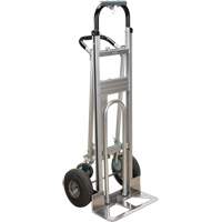 3-in-1 Convertible Hand Truck, Aluminum, 600 lbs. Capacity Mukwa Safety Services