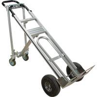 3-in-1 Convertible Hand Truck, Aluminum, 600 lbs. Capacity Mukwa Safety Services