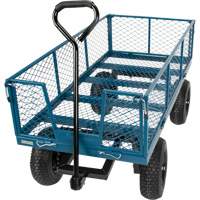 Wagon with Drop Sides, 24" W x 48" L, 800 lbs. Capacity Mukwa Safety Services