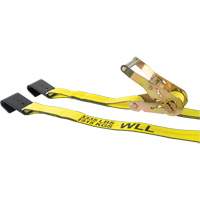 Winch Strap, Flat Hook, 30' W x 2" L, 3335 lbs. (1512 kg) Working Load Limit Mukwa Safety Services