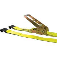Winch Strap, Flat Hook, 30' W x 3" L, 5400 lbs. (2449 kg) Working Load Limit Mukwa Safety Services