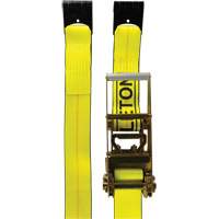 Winch Strap, Flat Hook, 30' W x 3" L, 5400 lbs. (2449 kg) Working Load Limit Mukwa Safety Services