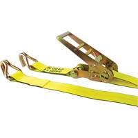 Winch Strap, J-Hook, 30' W x 3" L, 5400 lbs. (2449 kg) Working Load Limit Mukwa Safety Services