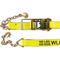 Winch Strap, Chain Anchor, 30' W x 3" L, 5400 lbs. (2449 kg) Working Load Limit Mukwa Safety Services