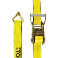 Winch Strap, J-Hook, 30' W x 2" L, 3335 lbs. (1512 kg) Working Load Limit Mukwa Safety Services
