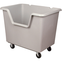 Chariot-caisse Starcart &agrave; c&ocirc;t&eacute; ouvert, Poly&eacute;thyl&egrave;ne, 46" lo x 31" la x 49" h, Volume 24 pi³, Capacit&eacute; 900 lb Mukwa Safety Services