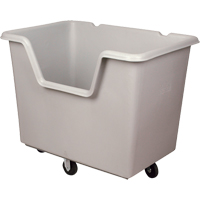 Chariot-caisse Starcart &agrave; c&ocirc;t&eacute; ouvert, Poly&eacute;thyl&egrave;ne, 46" lo x 31" la x 49" h, Volume 24 pi³, Capacit&eacute; 900 lb Mukwa Safety Services