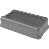 Slim Jim&reg; Top, Swing Lid, Plastic, Fits Container Size: 22" x 11" Mukwa Safety Services