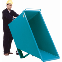 Chariot basculeur en acier, Acier, 1 vg³, Capacit&eacute; de charge de 2000 lb Mukwa Safety Services