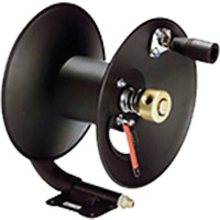 High Pressure Carry Handle Hose Reel, 100', Steel Mukwa Safety Services