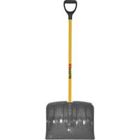 Pelle &agrave; neige haute capacit&eacute; Mountain Mover, Lame Polypropyl&egrave;ne, Largueur 19", Manche Prise en D Mukwa Safety Services