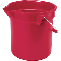 Seau Brute, Capacit&eacute; de 3.5 gal. US (14 pintes), Rouge Mukwa Safety Services