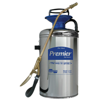 Vaporisateur professionnel s&eacute;rie premi&egrave;re qualit&eacute;, 2 gal. (7,6 L), Acier inoxydable, Lance de 12" Mukwa Safety Services